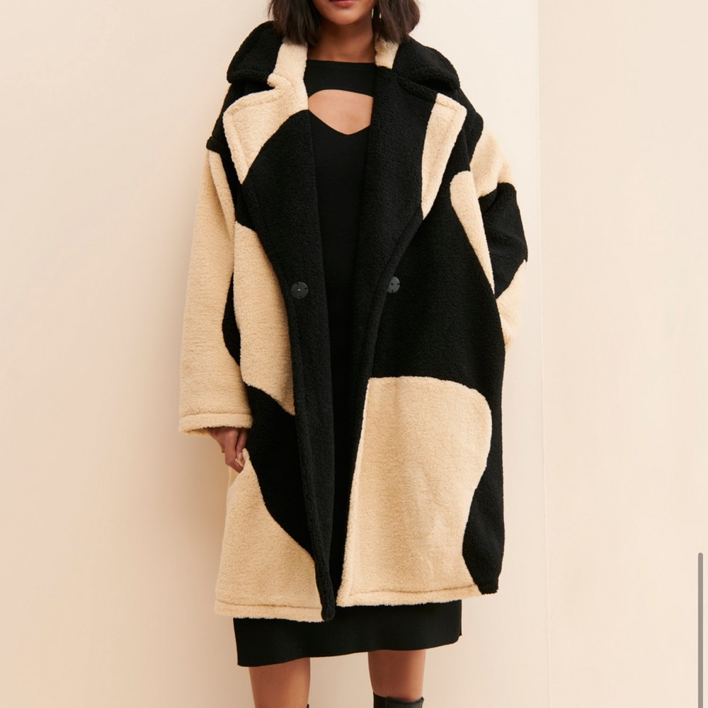 Oversized Teddy Coat